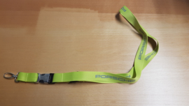 Porsche lanyard - green/yellow