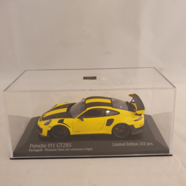 Porsche 911 991 GT2 RS Weissach 2018 Racing Yellow Black 1/43 Minichamps 413067228
