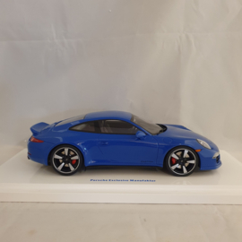 Porsche 911 991 Carrera GTS Club Coupé Amérique 2015 bleu 1/18 GT Spirit WAX02100006