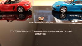 Porsche Boxster Cayman 718 Weissach set - Projektabschluss 2016