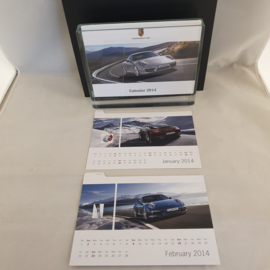 Porsche glazen bureau kalender 2024 - Dealer Editie