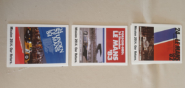 Porsche Postkarten Le Mans Historische Rennplakate