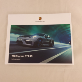 Porsche 718 Cayman GT4 RS Hardcover brochure 2022 - Dutch