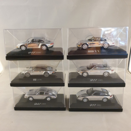 Porsche 40 Jahre 911 Chrom Set 1963-2003 1:43 - Minichamps