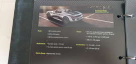 Porsche 918 Spyder - Metalen promotionele ringmap complete brochure pakket 2013 USA Editie