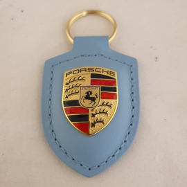 Porsche sleutelhanger met Porsche embleem - frozen blue WAP0500310NWSA