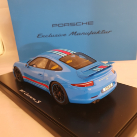 Porsche 991 Carrera S 2013 Riviera blue Martini Racing Design - WAX02100001