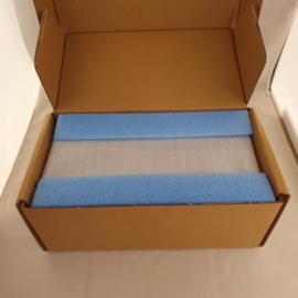 Vitrine met Witte Lederen Basis 1/18 Atlantic Case Mulhouse