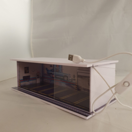 Diorama Porsche RWB Parking avec éclairage LED 1/64 G-Fans 710007