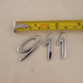 Porsche embleem 911 3cm hoog
