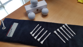 Porsche Golf Tee + Porsche Golf Towel + Set Porsche Golf Balls