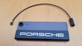 Porsche bagage label - metalen frame