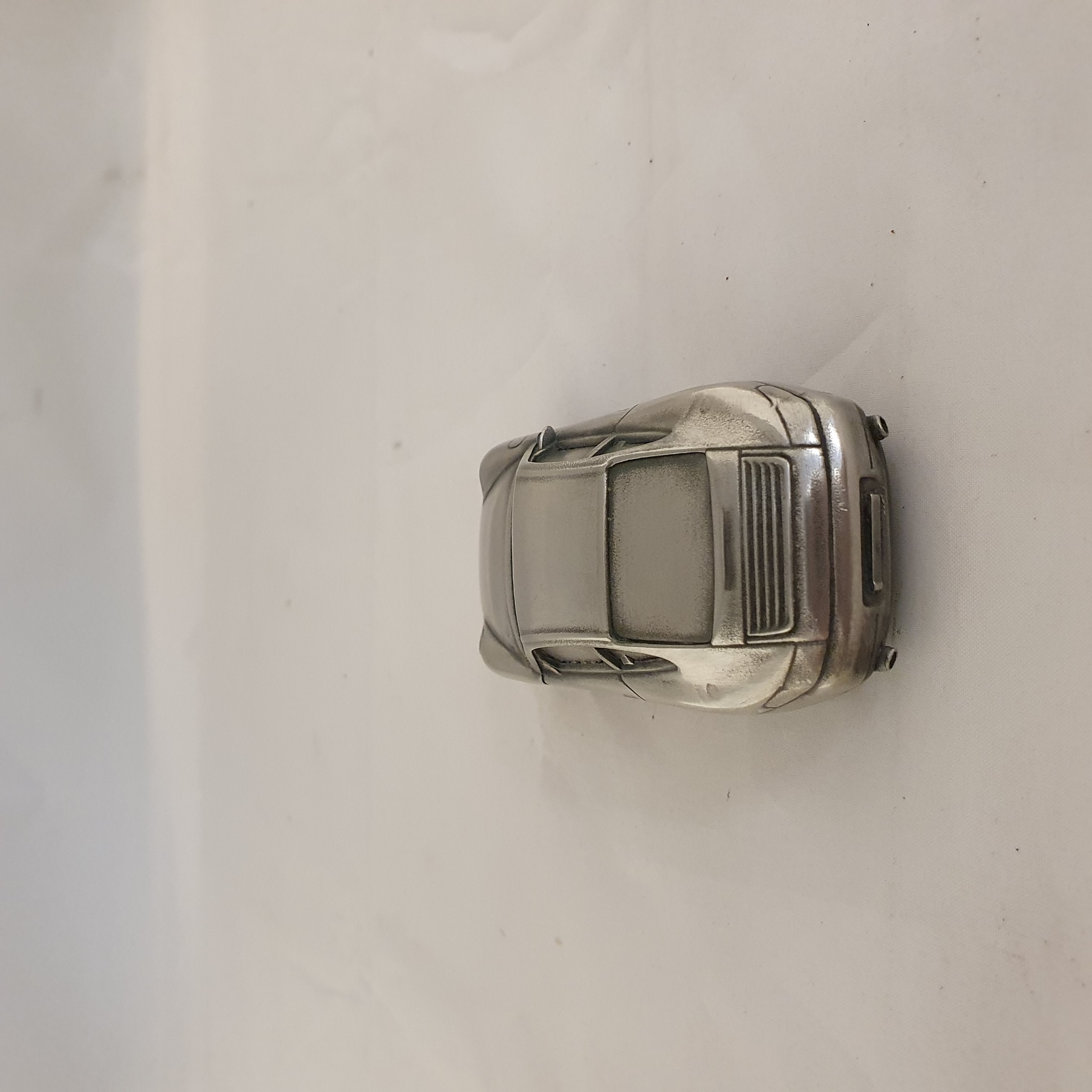 Porsche 911 996 Carrera 1:43 - Presse papier van zilvertin