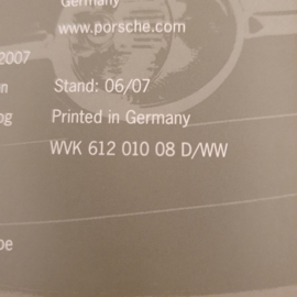 Porsche Exclusive Cayman Hardcover Broschüre 2008 - DE WVK61201008