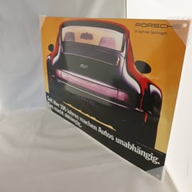Porsche 964 RS Enamel Sign Anniversary Model - PCG00096430