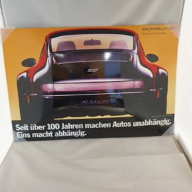 Porsche 964 RS Emaille Schild Jubileum model - PCG00096430
