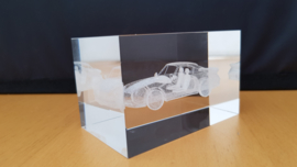 Porsche 911 993 Turbo  - 3D crystal glass