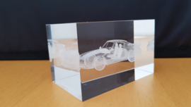 Porsche 911 993 Turbo  - Verre de cristal 3D