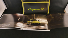 Porsche Cayman R hardcover brochure in VIP folder - 2010