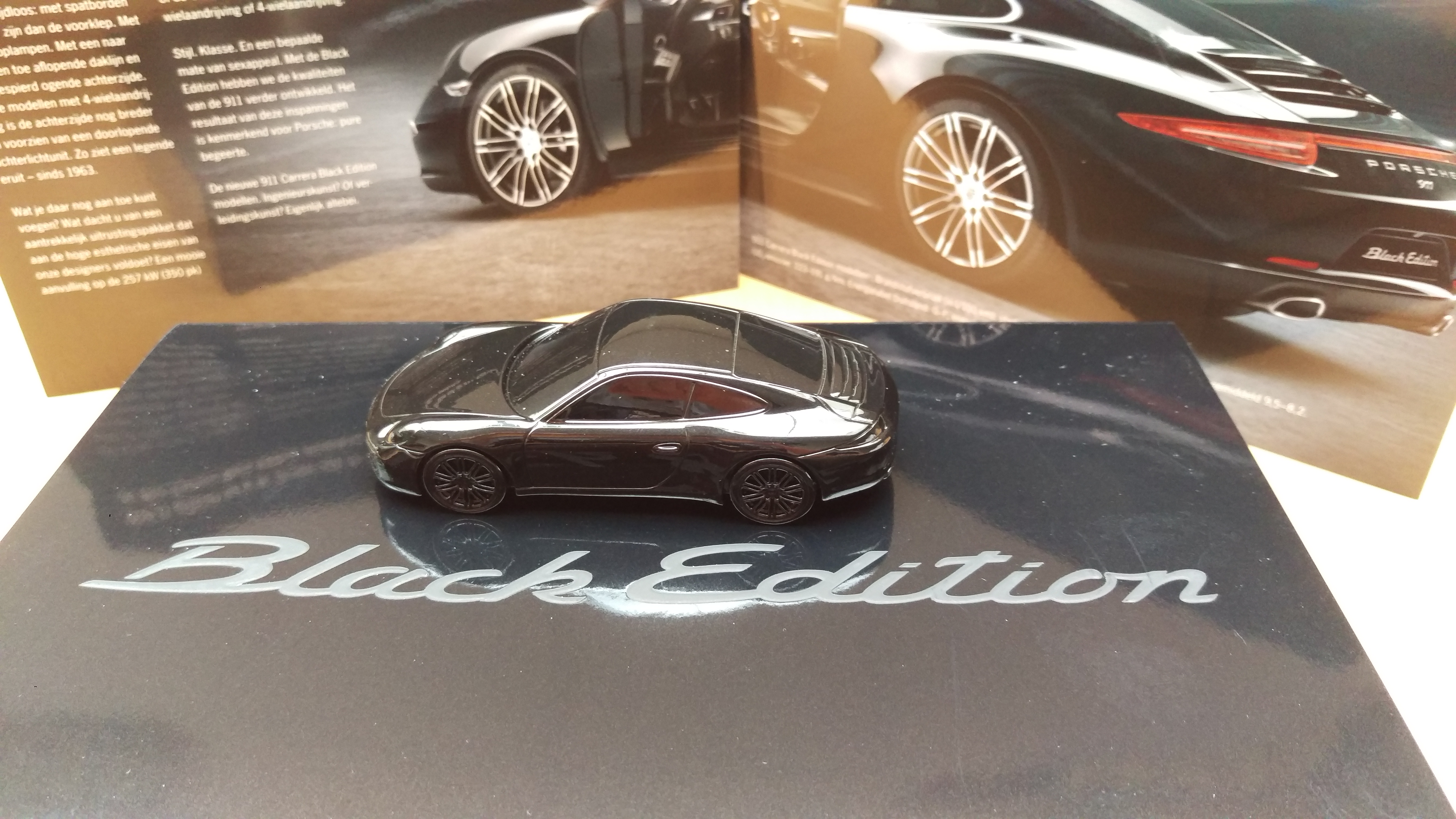 Porsche 991 black edition  - Presse-papier