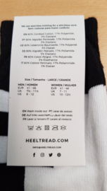 Porsche Pasha Schwarz/Weiß - HEEL TREAD Socken