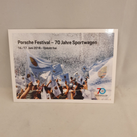 Porsche Festival 70 Jaar Sportwagens - Porsche Museum ansichtkaart