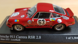 Porsche 911 Carrera RSR Le Mans 1973 Team Gelo Racing - Minichamps
