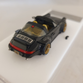 Timothy & Pierre 1:64 Porsche 911 (964) Targa RWB Black – Gelimiteerd 088/599