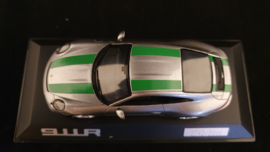 Porsche 911 (991 II) R zilver met groene striping - WAP0201460G