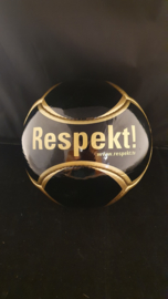Porsche Respekt bal - voetbal zwart met goud