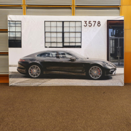 Porsche Händler Panamera Showroom Banner - gerahmt 200 x 122 cm