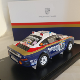 Porsche 959 #186 Winner Rally Paris-Dakar 1986 Rothmans 1/18 Spark - WAP0219590NRLL