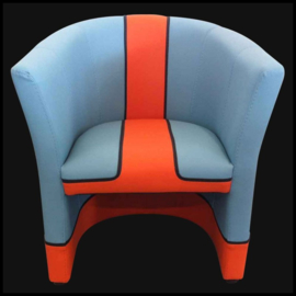 Porsche cabriolet chair Gulf n° 6 racing design