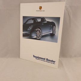 Porsche Boxster 987 Tequipment broschüre 2006 - DE WVK60701006
