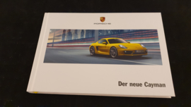 Porsche Cayman hardcover broschüre 2012 - DE