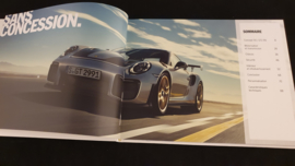 Porsche 911 991.2 GT2 RS hardcover brochure 2017 - Français