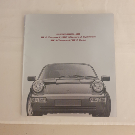 Porsche 911 964 Carrera and Turbo brochure 1991 - WVK127110