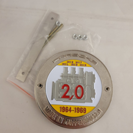 Grill badge - Porsche 911 E/T/L/S/R Aircooled 2.0L 1964/1969 Zuffenhausen