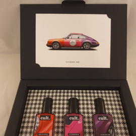 Porsche Kult Autofarben Nagellack Geschenkset "Elferspot"