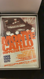 Porsche Rally Monte Carlo 1971 Wandschild - Porsche Carrera 4