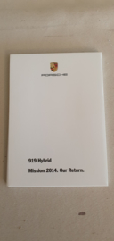 Porsche Postkarten 919 Hybrid - Mission 2014. Our Return