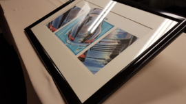 Porsche 996 Carrera drawing - framed