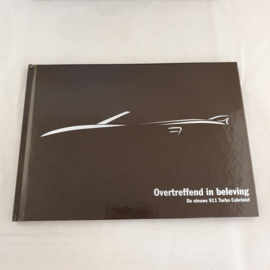 Porsche 911 997 Turbo Cabriolet 2008 NL - VIP Brochure met sleeve