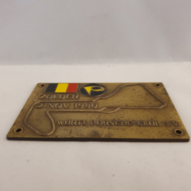 Badge des participants - Württembergischer Porsche Club - 1980 Zolder Belgique