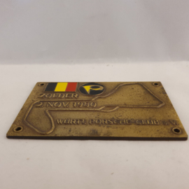 Participants badge - Württembergischer Porsche Club - 1980 Zolder Belgium