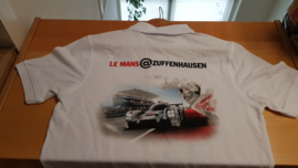 Porsche weiß Polo Shirt Zuffenhausen Porsche Museum-Le Mans