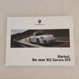 Porsche 911 997 GTS Hardcover Broschüre 2010 - DE WSLS1101000110