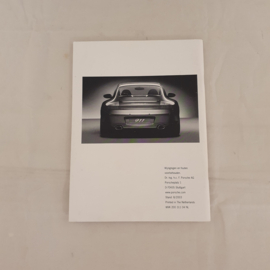 Originele Porsche 911 (996) Prijslijst Modeljaar 2004 (WVK 200 311 04 NL) – Zo Goed Als Nieuw