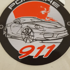 Porsche 991 Turbo sticker - 95 mm