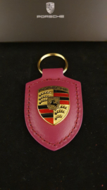 Porsche Schlüsselanhänger mit Porsche Emblem - Rubystone